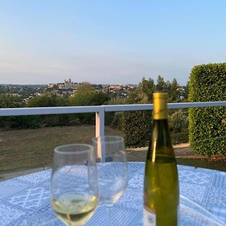 9 Ecluses Canal Du Midi-Maison T3 Belle Vue Avec Piscine Béziers Eksteriør billede